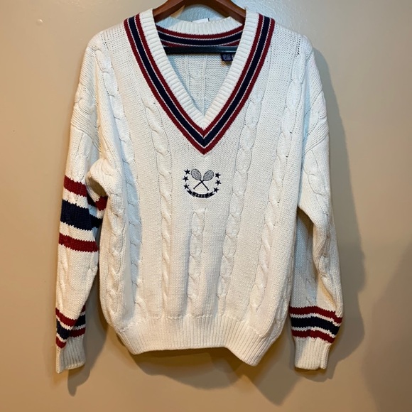 Vintage Polo Ralph Lauren 1926 Tennis Sweater